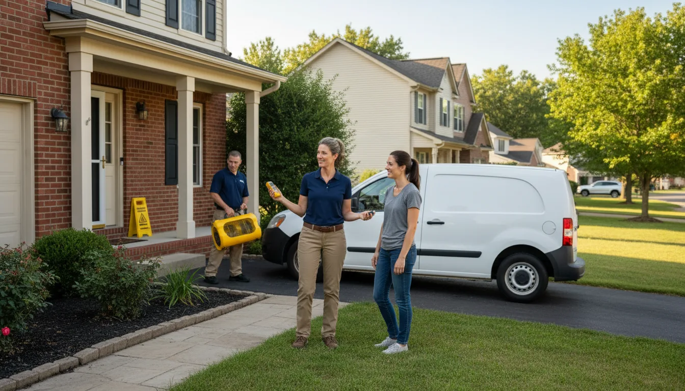 Water restoration image for Water Damage & Restoration Services in Huron, IN